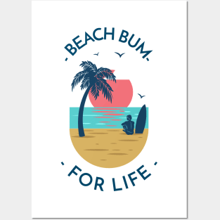 Summer Design- Beach Bum For Life Posters and Art